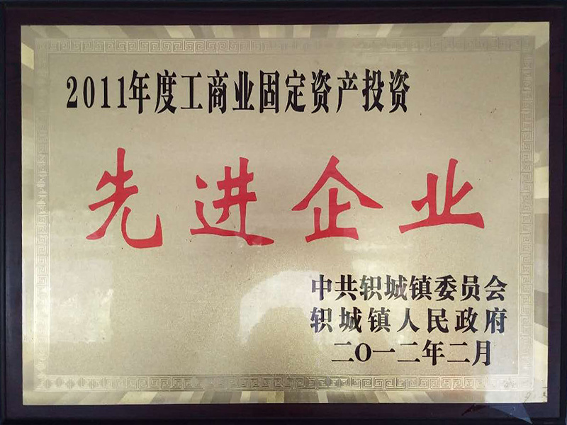 2011年度工(gōng)商(shāng)業固定資産(chǎn)投資先進企業
